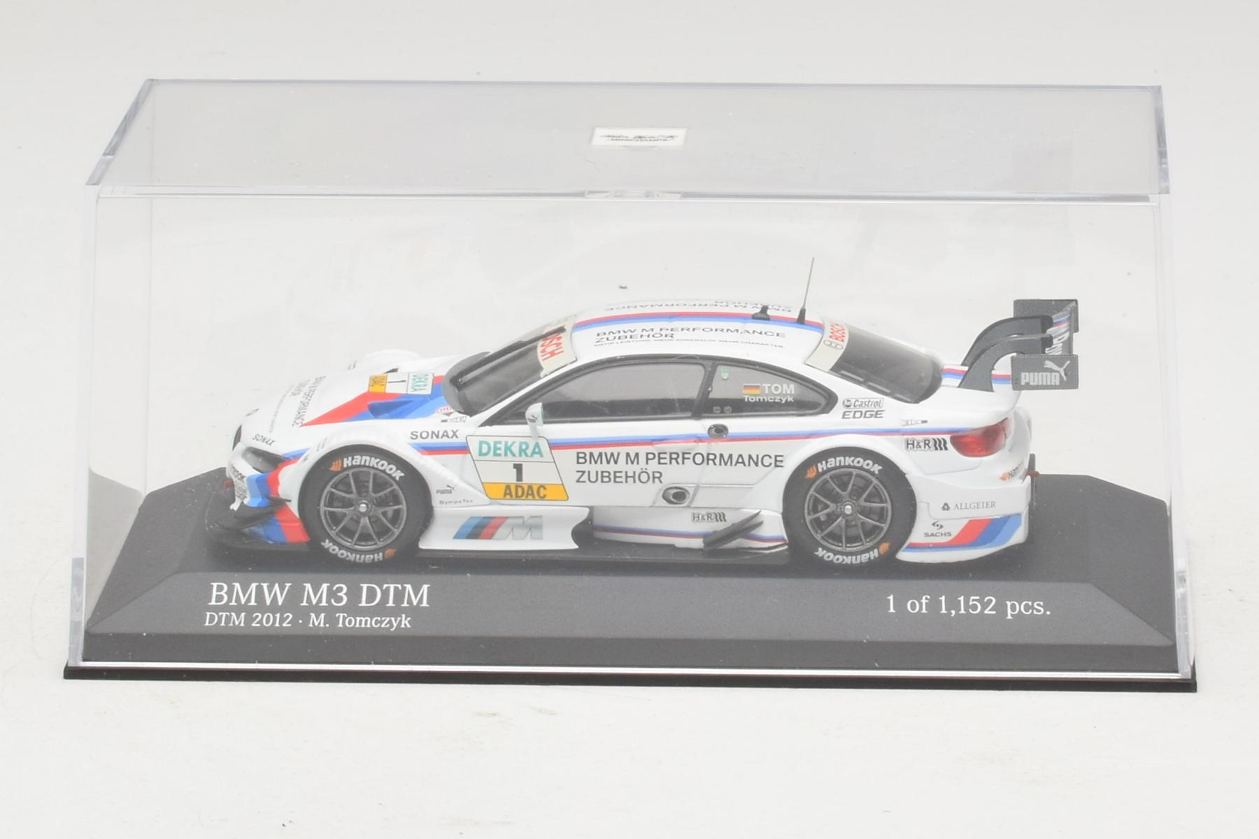 Minichamps BMW M3 E92 #1 Tomczyk DTM 2012 1:43
