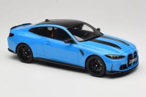 BMW M4 CS G82 Riviera Blue GT Spirit 1:18 GT511 Resin - image 4 of 6