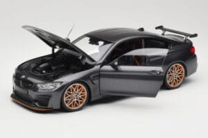 BMW M4 F82 GTS Mineral Grey Metallic Minichamps 1:18 110025222 Diecast - image 2 of 8