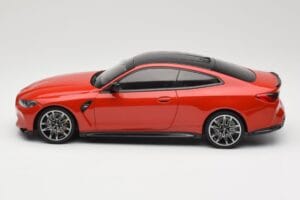 BMW M4 F82 Imola Red Metallic Minichamps 1:18 155020121 Diecast - image 3 of 6