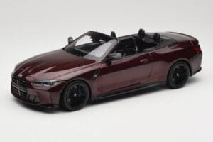 BMW M4 G83 Cabrio Red Metallic Minichamps 1:18 155021032 Diecast