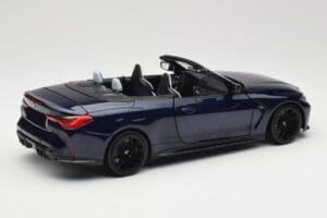 BMW M4 G82 Cabriolet Blue Metallic Minichamps 1:18 110021031 Diecast - image 3 of 8