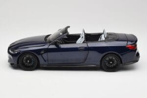 BMW M4 G82 Cabriolet Blue Metallic Minichamps 1:18 110021031 Diecast - image 4 of 8