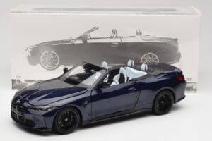 BMW M4 G82 Cabriolet Blue Metallic Minichamps 1:18 110021031 Diecast - image 8 of 8