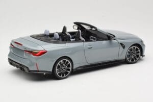 BMW M4 G83 Cabriolet Grey Metallic Minichamps 1:18 110021032 Diecast - image 3 of 8