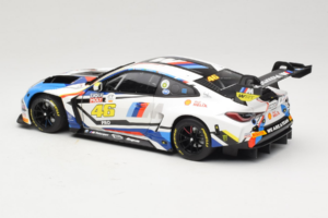 BMW M4 GT3 #46 V. Rossi / A. Farfus / M. Martin Team WRT 12 Hours of Bathurst 2023 Minichamps 1:18 113232146 Diecast - image 7 of 8