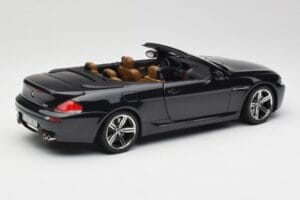 BMW M6 E64 Cabriolet Sapphire Black Kyosho 1:18 80430417424 Diecast - image 4 of 9