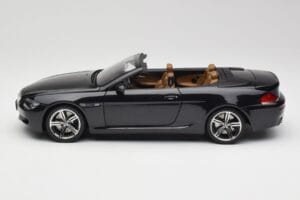 BMW M6 E64 Cabriolet Sapphire Black Kyosho 1:18 80430417424 Diecast - image 5 of 9