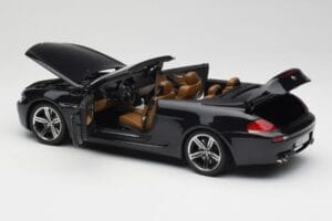 BMW M6 E64 Cabriolet Sapphire Black Kyosho 1:18 80430417424 Diecast - image 6 of 9
