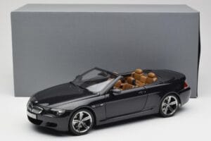 BMW M6 E64 Cabriolet Sapphire Black Kyosho 1:18 80430417424 Diecast - image 9 of 9