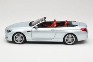 BMW M6 F12 Convertible Silverstone Silver Paragon 1:18 8043225656 Diecast - image 4 of 8