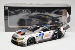 BMW M6 GT3 F13 #18 Schubert Motorsport A. Farfus / J. Krohn 24h Nurburgring 2016 Minichamps 1:18 155162618 Diecast - image 6 of 6