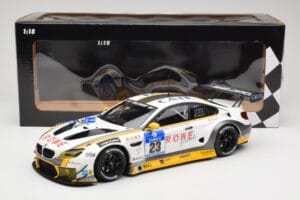 BMW M6 GT3 F13 #23 Rowe Racing A. Sims / P. Eng 24h Nurburgring 2016 Minichamps 1:18 155162623 Diecast - image 6 of 6