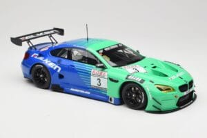 BMW M6 GT3 F13 #3 Falken Motorsports P. Düsseldorf / J. Müller VLN Winner Heat 4 2017 Minichamps 1:18 153172693 Diecast - image 4 of 6