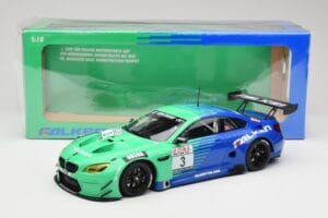 BMW M6 GT3 F13 #3 Falken Motorsports P. Düsseldorf / J. Müller VLN Winner Heat 4 2017 Minichamps 1:18 153172693 Diecast - image 6 of 6