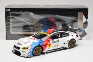 BMW M6 GT3 F13 #7 BMW Team Studie AG J. Muller / S. Ara Super GT Series 2016 Minichamps 1:18 155162607 Diecast - image 6 of 6