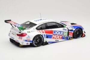 BMW M6 GT3 F13 #96 Turner Motorsport B. Auberlen / R. Foley Class Winner Petit Le Mans 2019 Minichamps 1:18 153192696 Diecast - image 2 of 6