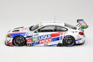 BMW M6 GT3 F13 #96 Turner Motorsport B. Auberlen / R. Foley Class Winner Petit Le Mans 2019 Minichamps 1:18 153192696 Diecast - image 3 of 6