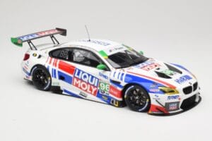 BMW M6 GT3 F13 #96 Turner Motorsport B. Auberlen / R. Foley Class Winner Petit Le Mans 2019 Minichamps 1:18 153192696 Diecast - image 4 of 6