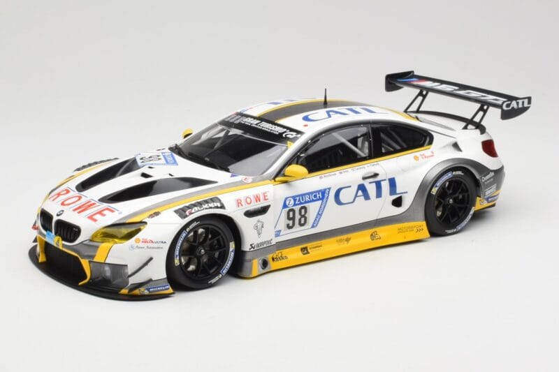 BMW M6 GT3 F13 #98 Rowe Racing M. Palttala / N. Catsburg 2nd Place 24 Hours of Nurburgring 2017 Minichamps 1:18 155172698 Die