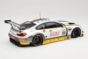BMW M6 GT3 F13 #98 Rowe Racing T. Blomqvist / N. Catsburg 24 Hours of Spa 2017 Minichamps 1:18 155172688 Diecast - image 2 of 6