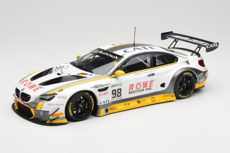 BMW M6 GT3 F13 #98 Rowe Racing T. Blomqvist / N. Catsburg 24 Hours of Spa 2017 Minichamps 1:18 155172688 Diecast