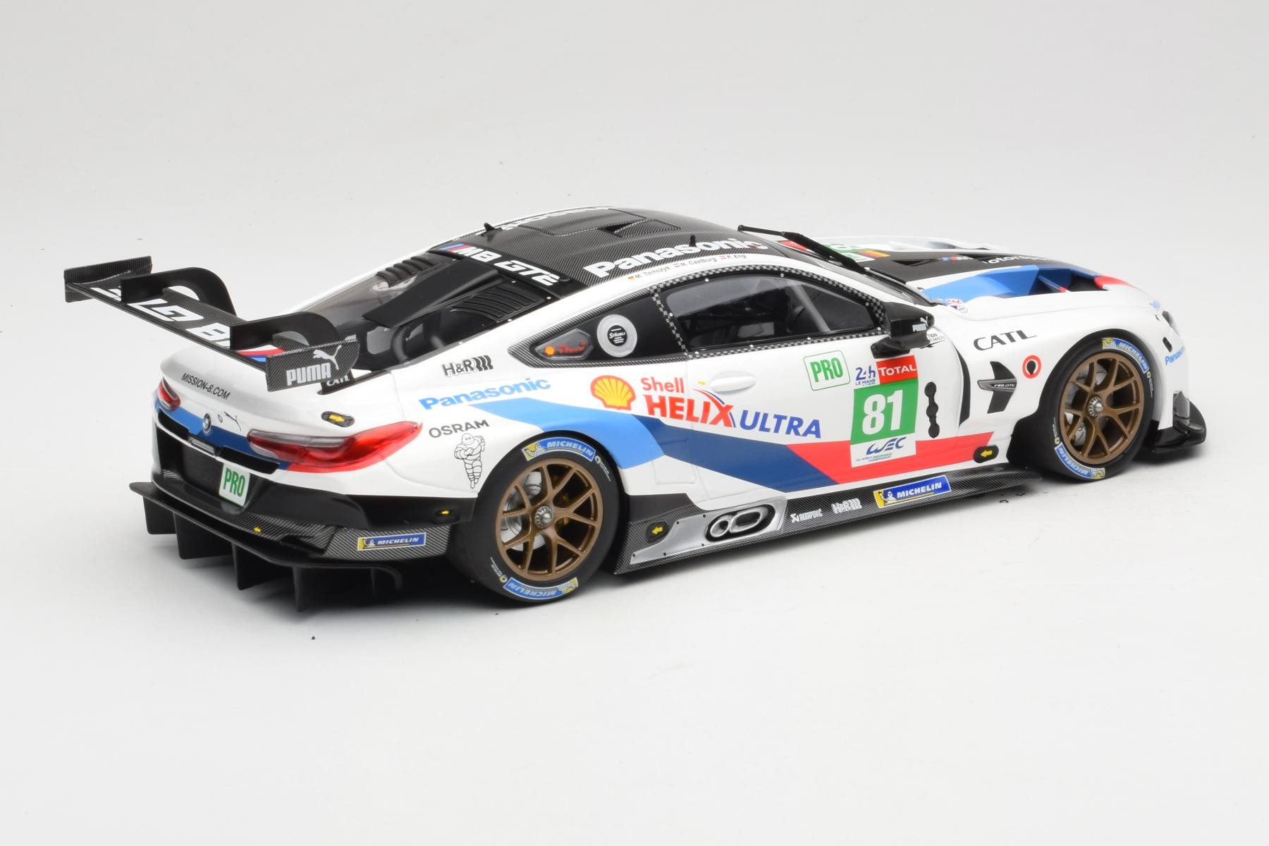 BMW M8 GTE #81 Le Mans 2018 1:18 Diecast