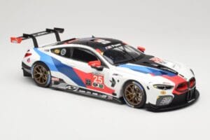 BMW M8 GTE Team RLL C. De Phillippi / B. Auberlen 2nd in Class 12 Hours of Sebring 2018 Minichamps 1:18 155182925 Diecast - image 4 of 6