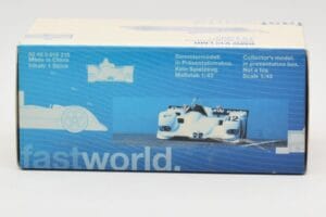 BMW V12 LMR LMP1 #42 Beck's T. Kristensen / J. Lehto / J. Müller 24 Hours of Le Mans 1999 Minichamps 1:43 80429418139 Diecast - image 4 of 4