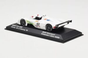 BMW V12 LMR LMP1 #42 J. Müller / J. Lehto 24 Hours of Le Mans 2000 Minichamps 1:43 80420018215 Diecast - image 3 of 4