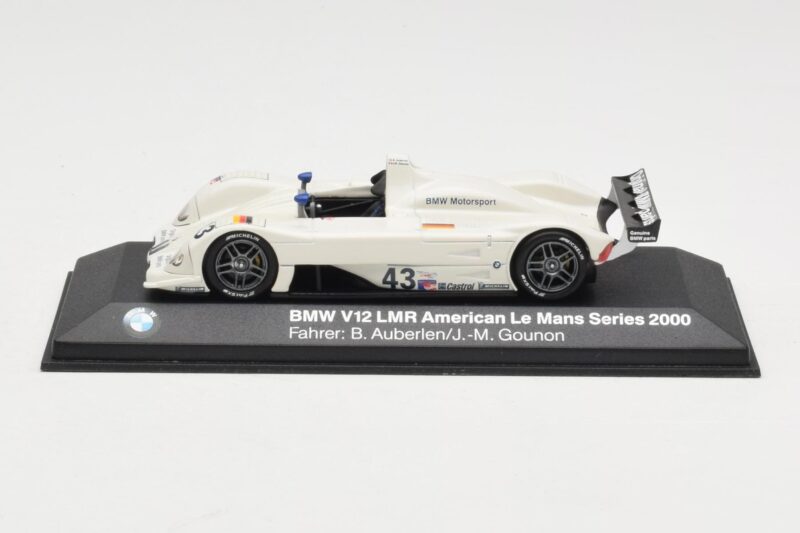 BMW V12 LMR LMP1 #43 B. Auberlen / M. Gounon 24 Hours of Le Mans 2000 Minichamps 1:43 BMW V12 LMR LMP1 #43 B. Auberlen / M. Gounon 24 Hours of Le Mans 2000 Minichamps 1:43 80420018216 Diecast