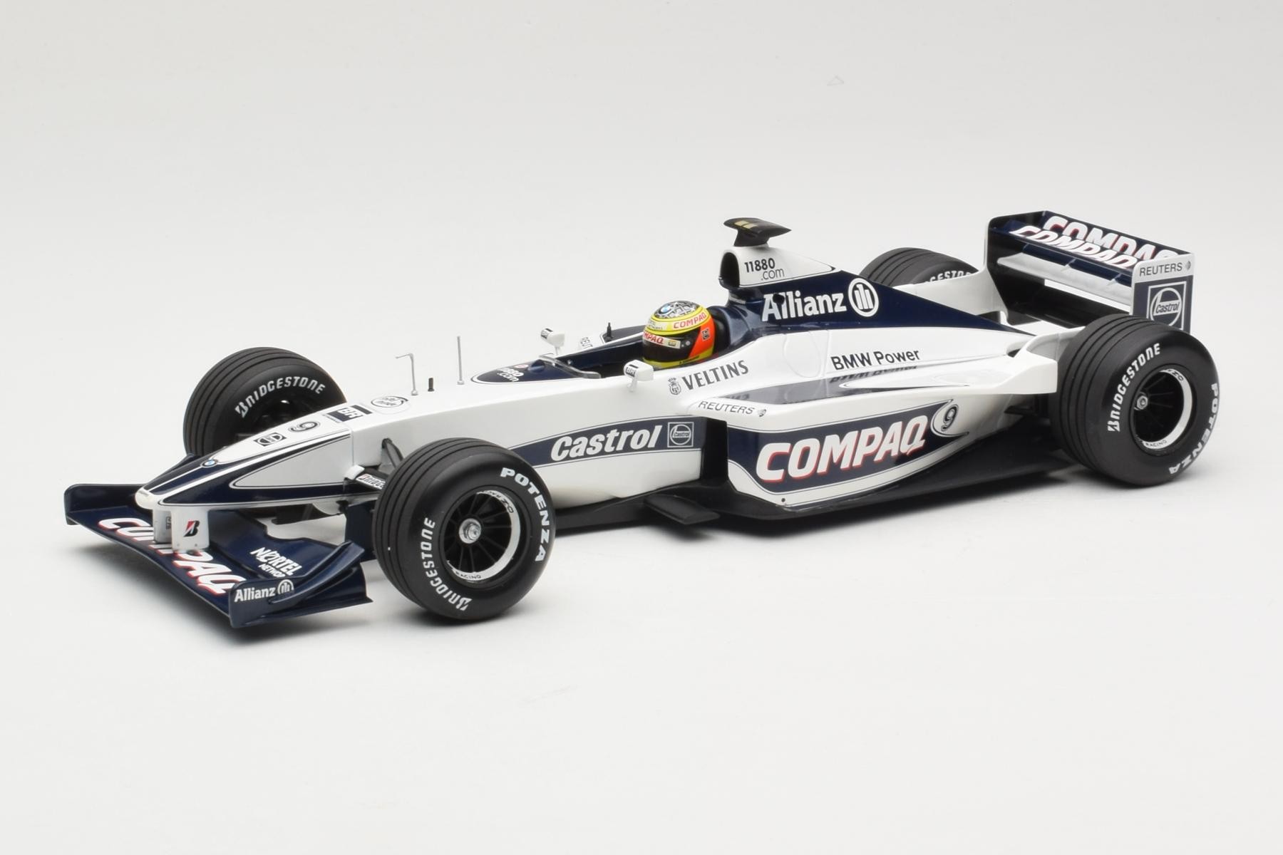 ミニカー Minichamps Williams  FW22 2001 2002 Minichamps Williams FW22 BMW Schumacher 1:18 Model