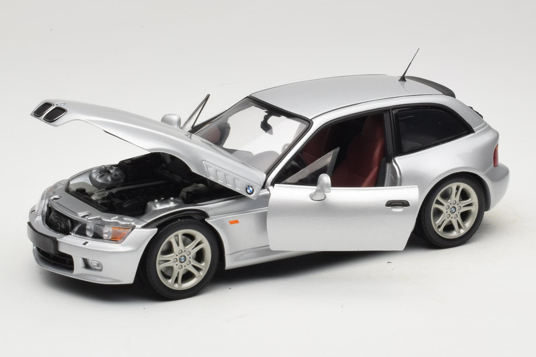 ミニカー UTMODELS 1/18  COUPE UT Models BMW Z3 Coupe 2.8 Silver 1:18 Diecast