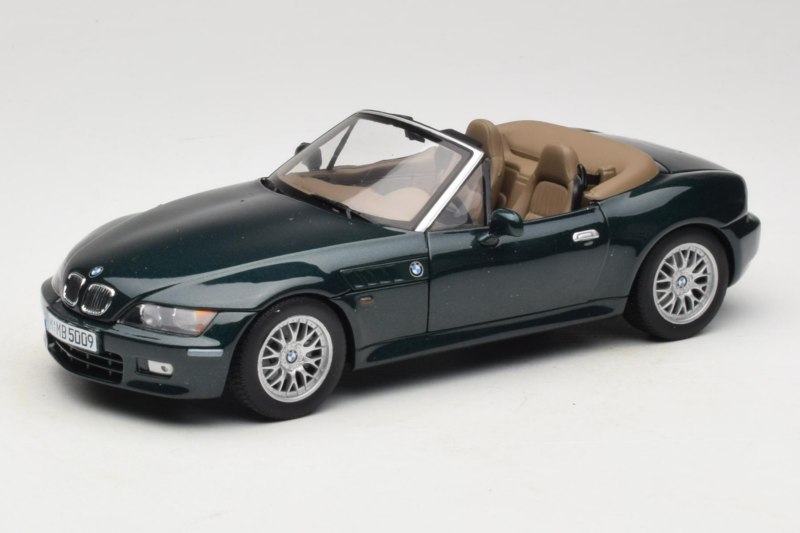 BMW Z3 Roadster 2.8 Dark Green Dealer Edition UT Models 1:18 BMW Z3 Roadster 2.8 Dark Green Dealer Edition UT Models 1:18 80439411713 Diecast