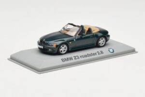 BMW Z3 Roadster 2.8 Dark Green Minichamps 1:43 80429421514 Diecast - image 2 of 4