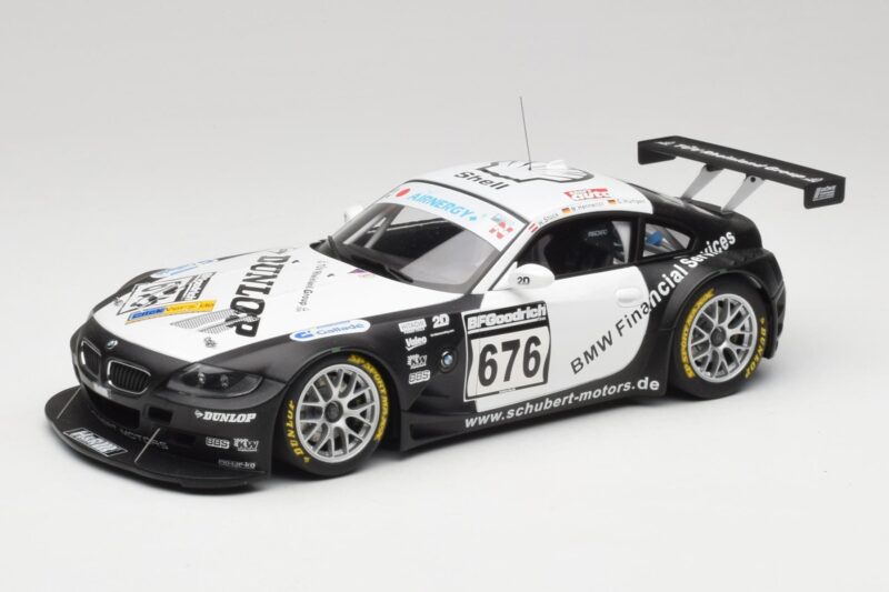 BMW Z4 #676 H. Stuck / J. Hennerici / D. Hurtgen Team Schubert Nürburgring 24 Hours 2006 AUTOart 1:18 BMW Z4 #676 H. Stuck / J. Hennerici / D. Hurtgen Team Schubert Nürburgring 24 Hours 2006 AUTOart 1:18 80649 Diecast
