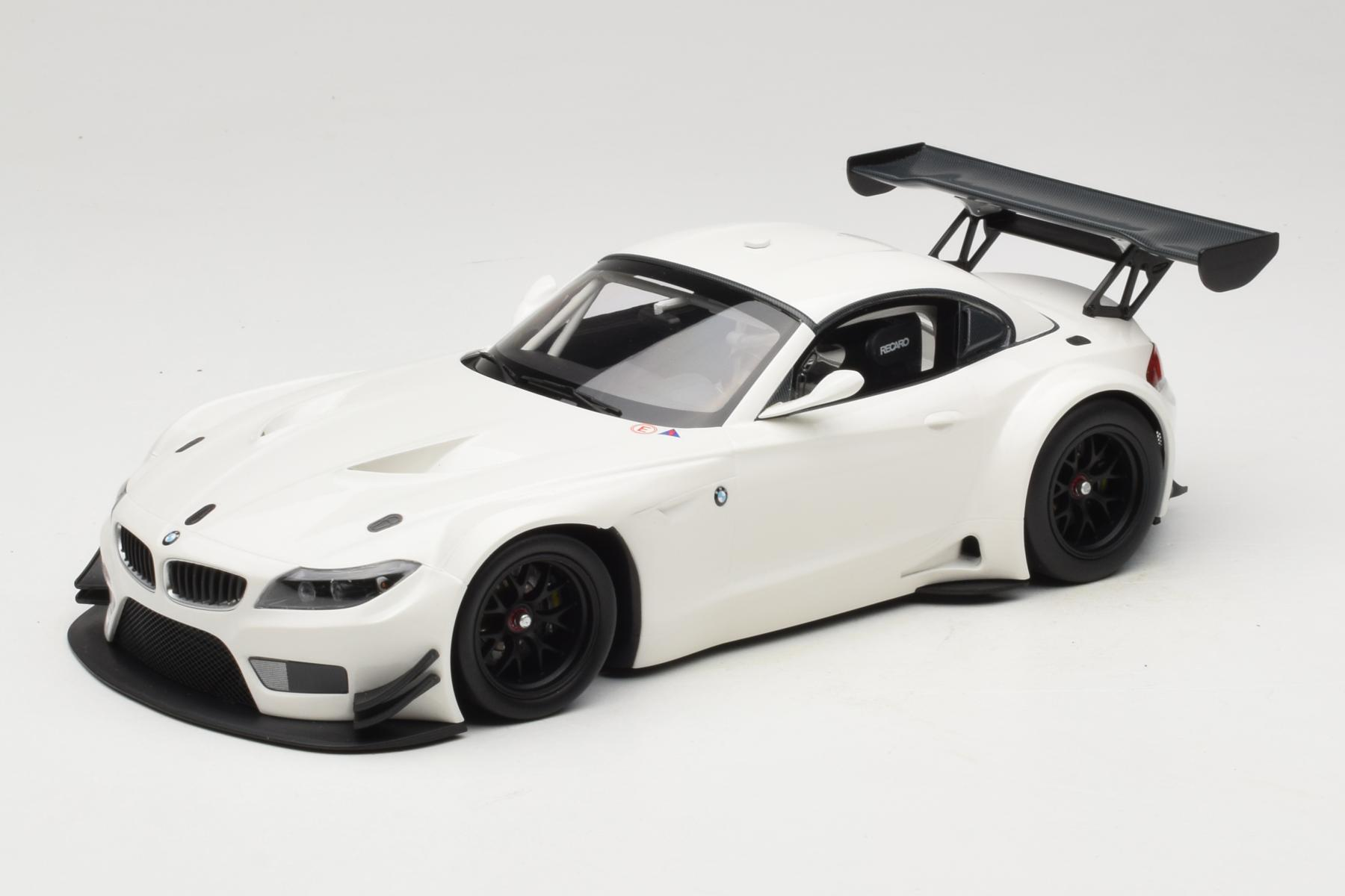 MINICHAMPS  Z4 GT3 限定版 1/1000 Minichamps BMW Z4 GT3 E89 1:18 White Racer
