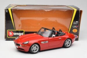 BMW Z8 E52 Red Metallic Bburago 1:18 18-12032 Diecast - image 8 of 8