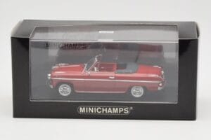 Borgward Isabella Cabriolet Red Minichamps 1:43 400096060 Diecast - image 4 of 4