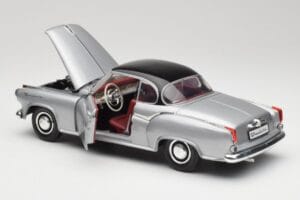 Borgward Isabella Coupe Grey & Black Revell 1:18 8989 Diecast - image 7 of 8