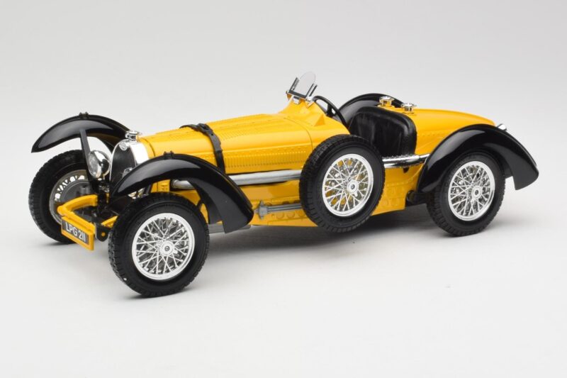 Bugatti Type 59 Yellow Bburago 1:18 Bugatti Type 59 Yellow Bburago 1:18 3005 Diecast