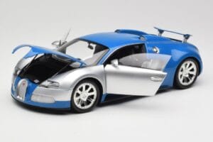 Bugatti Veyron Edition Centenaire Chrome Blue Minichamps 1:18 100110850 Diecast - image 2 of 8