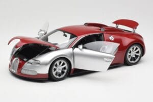Bugatti Veyron Edition Centenaire Chrome Red Minichamps 1:18 100110851-O Diecast - image 2 of 8