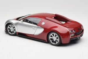Bugatti Veyron Edition Centenaire Chrome Red Minichamps 1:18 100110851-O Diecast - image 7 of 8