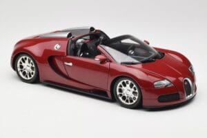 Bugatti Veyron Grand Sport Red Minichamps 1:18 100110832 Diecast - image 7 of 9