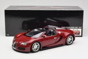 Bugatti Veyron Grand Sport Red Minichamps 1:18 100110832 Diecast - image 9 of 9