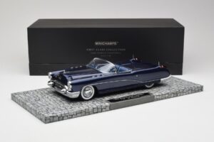 Buick Wildcat I Concept Dark Blue Minichamps 1:18 107141331 Diecast - image 6 of 6
