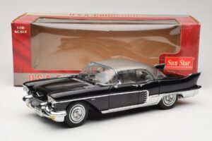 Cadillac Brougham Black Sun Star 1:18 4001 Diecast - image 8 of 8