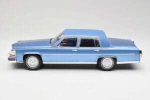 Cadillac Fleetwood Brougham Blue Metallic MCG 1:18 MCG18252 Diecast - image 3 of 6