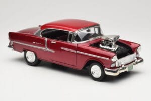 Chevrolet Bel Air Red Motormax 1:18 73100TC-M1 Diecast - image 6 of 8